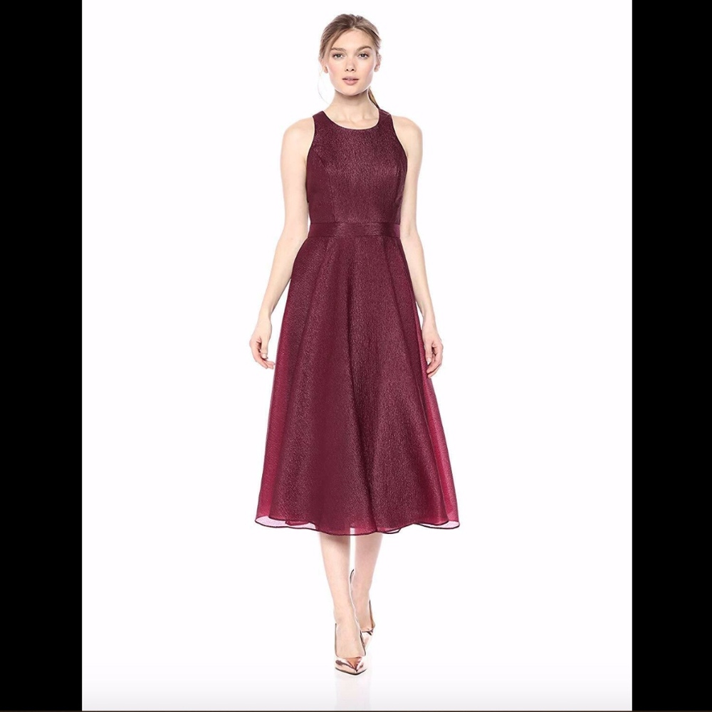 NWT Nicole Miller New York Fit Flare Midi Dress